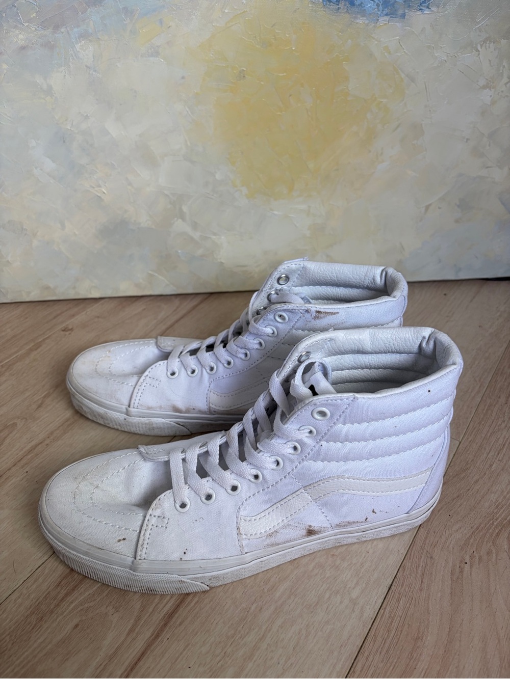 Vans White High-Top Skate Sneakers - Picture 2 of 6